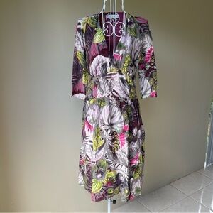 Etro vintage silk midi dress